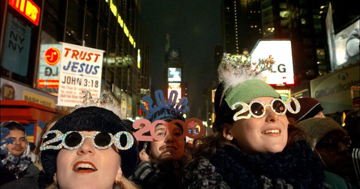 2000&#x27;s New Year&#x27;s Eve celebration.