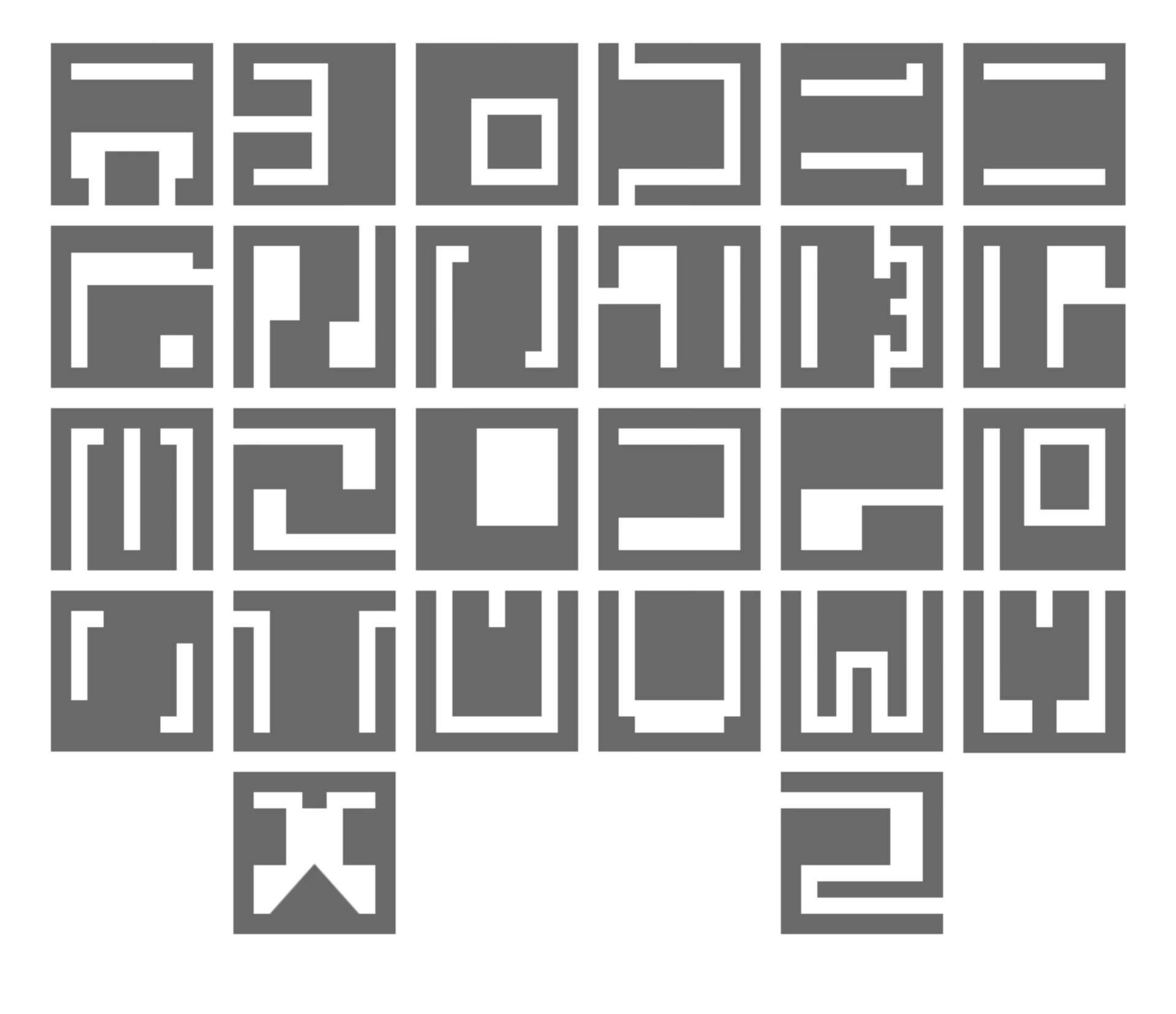 FEZ&#x27;s alphabet.